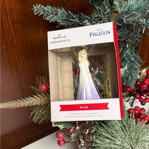 Hallmark Disney Frozen Elsa Ornament - White and Purple